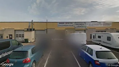 Lagerlokaler att hyra i Karlskrona - Bild från Google Street View
