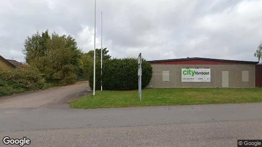 Lagerlokaler att hyra i Ängelholm - Bild från Google Street View