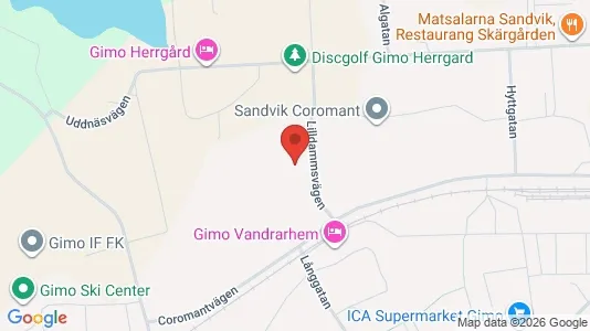 Lagerlokaler att hyra i Östhammar - kort over placeringen