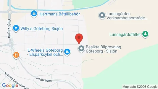 Lagerlokaler att hyra i Askim-Frölunda-Högsbo - kort over placeringen