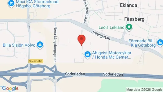 Lagerlokaler att hyra i Askim-Frölunda-Högsbo - kort over placeringen