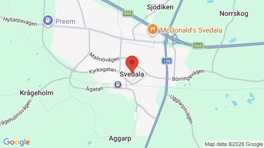 Lagerlokaler att hyra i Svedala - Bild från Google Street View