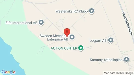 Industrilokaler att hyra i Västervik - Bild från Google Street View