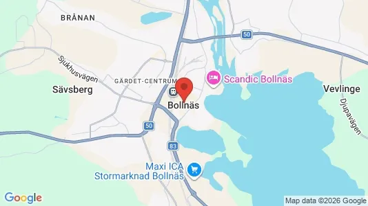 Butikslokaler att hyra i Bollnäs - Bild från Google Street View