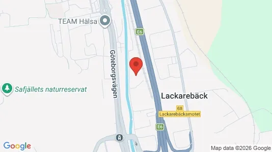 Lagerlokaler att hyra i Mölndal - kort over placeringen