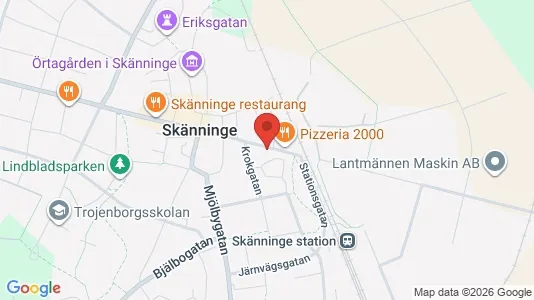 Lagerlokaler att hyra i Mjölby - Bild från Google Street View