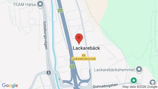 Lagerlokaler att hyra i Mölndal - kort over placeringen