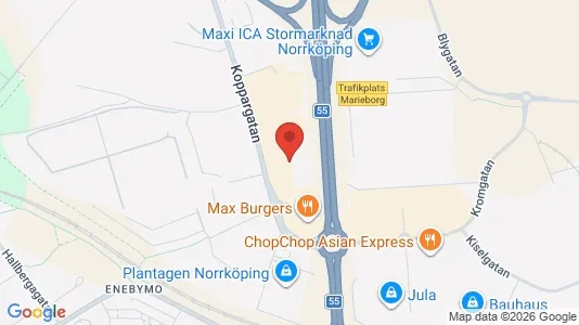 Lagerlokaler att hyra i Norrköping - Bild från Google Street View