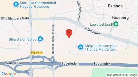 Lagerlokaler att hyra i Askim-Frölunda-Högsbo - kort over placeringen