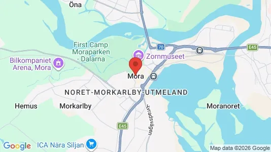 Lagerlokaler att hyra i Mora - Bild från Google Street View