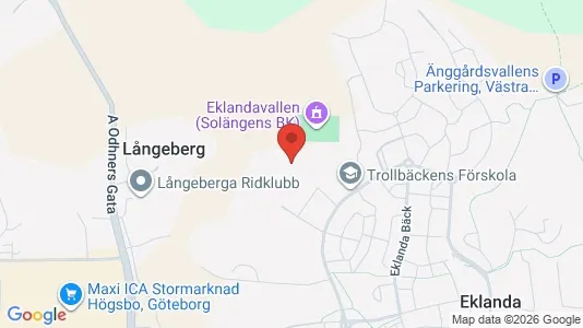 Kontorslokaler att hyra i Mölndal - kort over placeringen