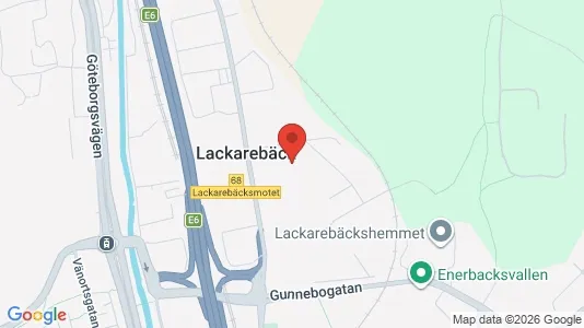 Kontorslokaler att hyra i Mölndal - kort over placeringen
