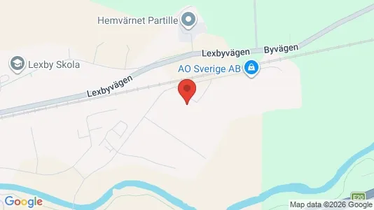 Lagerlokaler att hyra i Partille - kort over placeringen