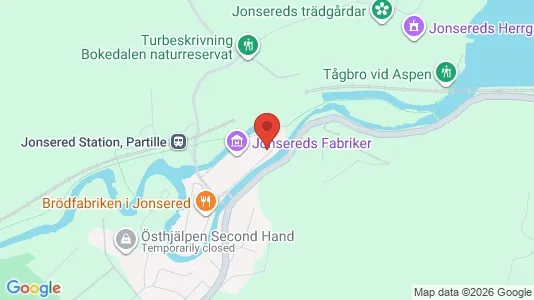 Lagerlokaler att hyra i Partille - kort over placeringen
