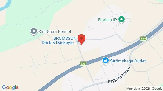 Kontorslokaler att hyra i Lerum - kort over placeringen
