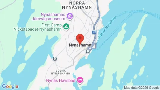 Industrilokaler att hyra i Nynäshamn - kort over placeringen