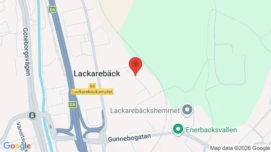 Lagerlokaler att hyra i Mölndal - kort over placeringen