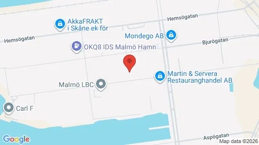 Industrilokaler att hyra i Malmö Centrum - Bild från Google Street View