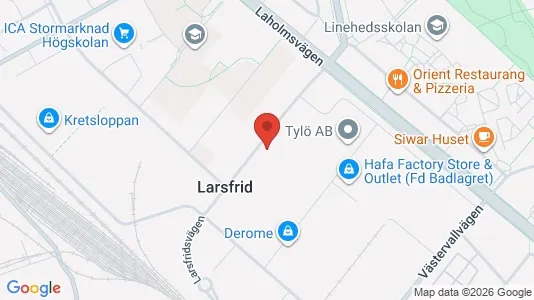 Industrilokaler att hyra i Halmstad - Bild från Google Street View