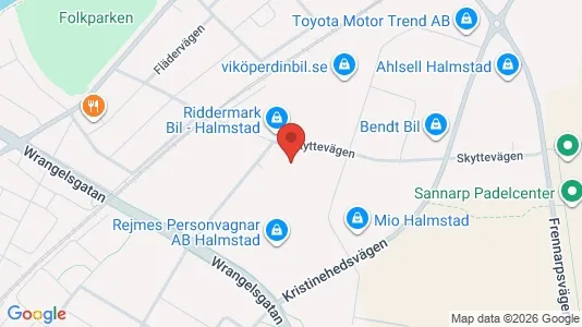 Industrilokaler att hyra i Halmstad - Bild från Google Street View