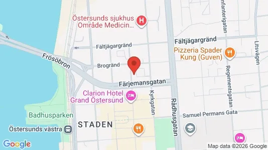 Lagerlokaler att hyra i Östersund - Bild från Google Street View
