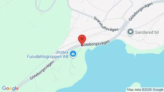 Lagerlokaler att hyra i Borås - kort over placeringen