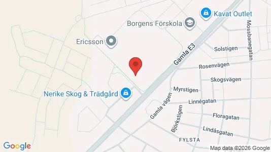 Industrilokaler att hyra i Kumla - kort over placeringen