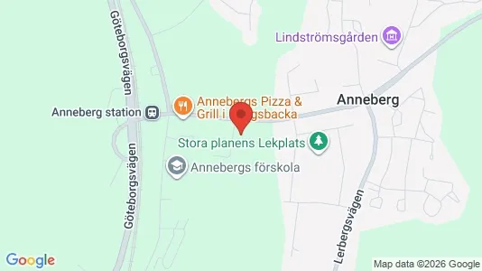 Lagerlokaler att hyra i Kungsbacka - kort over placeringen
