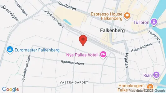 Lagerlokaler att hyra i Falkenberg - Bild från Google Street View