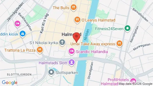 Lagerlokaler att hyra i Halmstad - Bild från Google Street View