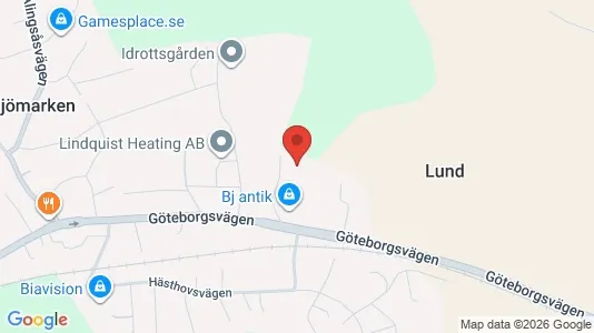 Lagerlokaler att hyra i Borås - kort over placeringen