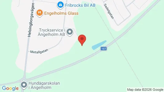 Lagerlokaler att hyra i Ängelholm - kort over placeringen