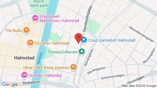 Lagerlokaler att hyra i Halmstad - Bild från Google Street View