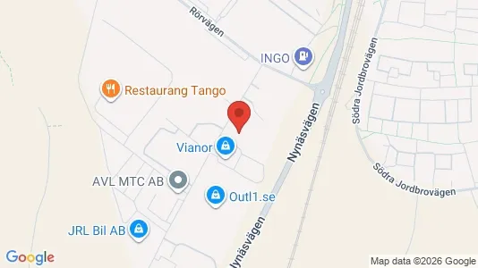 Industrilokaler att hyra i Haninge - Bild från Google Street View