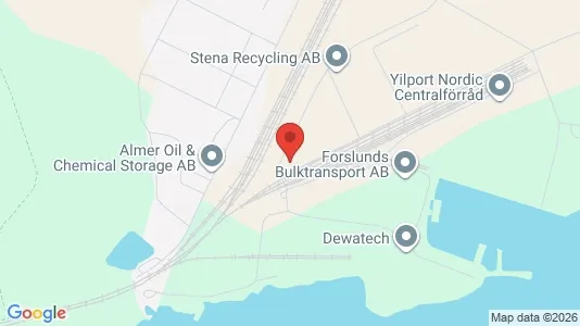 Lagerlokaler att hyra i Gävle - kort over placeringen