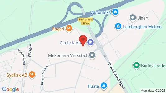 Lagerlokaler att hyra i Burlöv - Bild från Google Street View
