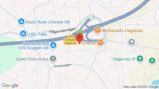 Kontorslokaler att hyra i Täby - kort over placeringen