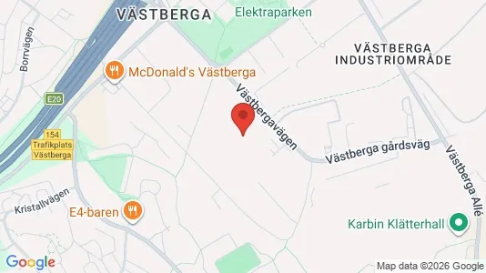 Lagerlokaler att hyra i Söderort - kort over placeringen