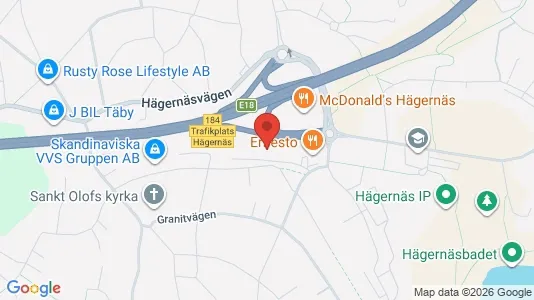 Kontorslokaler att hyra i Täby - kort over placeringen