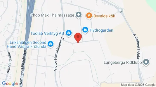 Lagerlokaler att hyra i Askim-Frölunda-Högsbo - kort over placeringen