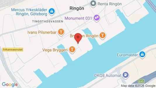 Lagerlokaler att hyra i Lundby - kort over placeringen