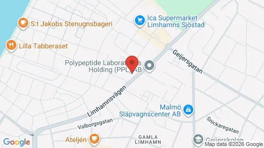 Lagerlokaler att hyra i Limhamn/Bunkeflo - Bild från Google Street View