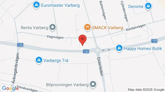 Lagerlokaler att hyra i Varberg - Bild från Google Street View