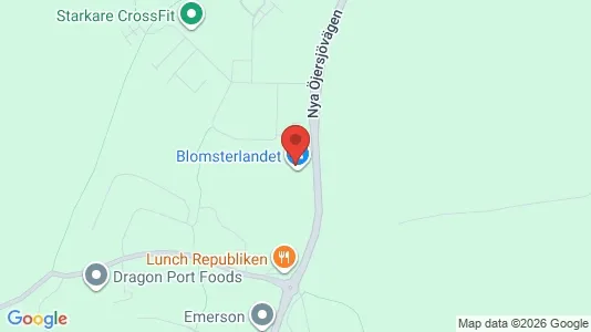 Lagerlokaler att hyra i Härryda - kort over placeringen