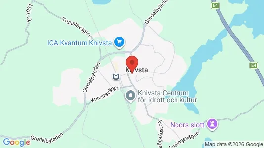 Lagerlokaler till försäljning i Knivsta - kort over placeringen