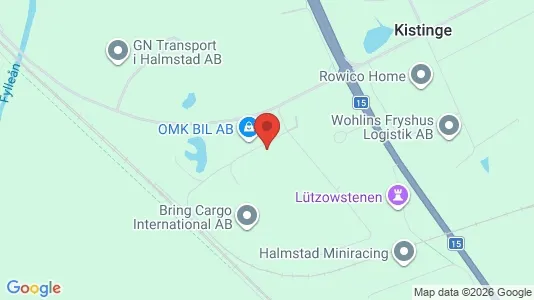 Lagerlokaler att hyra i Halmstad - Bild från Google Street View