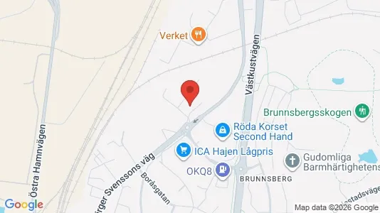 Lagerlokaler att hyra i Varberg - Bild från Google Street View
