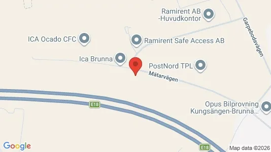 Lagerlokaler att hyra i Upplands-Bro - Bild från Google Street View