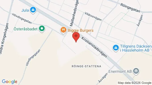 Lagerlokaler att hyra i Hässleholm - Bild från Google Street View