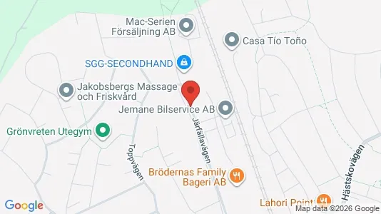 Industrilokaler att hyra i Järfälla - Bild från Google Street View